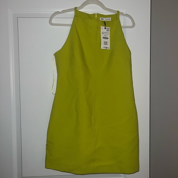 NWT Zara Green halter dress - Picture 5 of 5